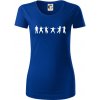 Karate postavy - Dámske tričko z organickej bavlny Origin (GOTS) - XL ( Kráľovská modrá )