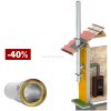 KomínyCZ - Nerezová zostava 180mm - 6,5m - 0,5/30mm nádoba na sadze