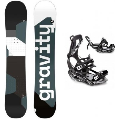 Gravity Adventure 23/24 snowboard + Raven FT360 black vázání - 163 cm wide + XL (EU 43-46) - černé