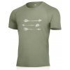 Lasting merino tričko s tlačou Arow zelené