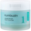 NUMBUZIN - No.1 Centella Re-Leaf Green Toner Pad - Upokojujúce tonerové tampóny s centellou 190ml - 70 ks