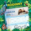 Nástenný Rodinný EKO kalendár 2026 - Spektrum grafik