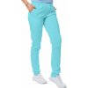 Perlička® Zdravotnícke nohavice TINA Úplet Slim Svetlý tyrkys Veľkosť: L, Farba: Svetlý tyrkys