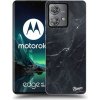 Picasee silikónový čierny obal pre Motorola Edge 40 Neo - Black marble