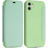 AppleKing flipové silikónové puzdro s kapsou na kartu pre iPhone 11 - zelené - možnosť vrátiť tovar ZADARMO do 30tich dní