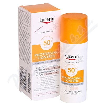 Eucerin Sun CC opaľovací krém s.tmavý SPF50 50 ml od 19,8 € - Heureka.sk