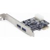 GEMBIRD PCIe radič 2x USB 3.0 ext.+1 USB2.0 interný. Interná