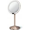 Simplehuman - Sensor Tru-lux LED osvetlenie, 10x zväčšenie, Aku Rose Gold