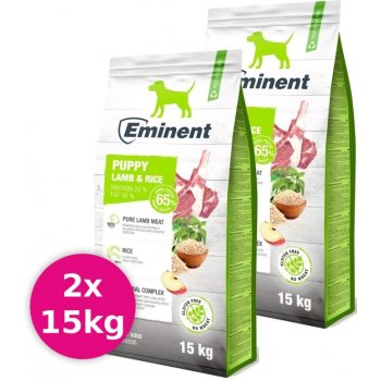 Eminent Puppy Lamb & Rice 29/16 2 x 15 kg