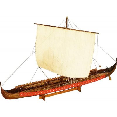 Model lodě Dušek Vikingská prodloužená loď 1:72