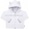 Luxusný detský zimný kabátik s kapucňou New Baby Snowy collection biela 68 (4-6m)