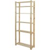 ATMOWOOD Drevený regál 200 x 80 x 28 cm