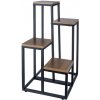 Ruhhy 25997 Stojan na kvety 71 x 34,5 x 34,5 cm, hnedý