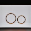 Universal TIM&TOM CUSTOM RINGS ovládacie tlačidlo biela lesklá/meď 165 x 245 x 14,5 mm biela lesklá / meď UTR009