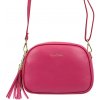 Kožená kabelka Pierre Cardin fuchsiová KZ41665