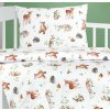 Bellatex obliečky Agáta Zvieratká v lese 90 x 135 cm, 45 x 60 cm