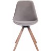 Design-Shop Troyes zamat drevené nohy hranaté natura Sivá