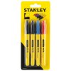 Stanley permanentný popisovač, 4ks STHT81391-0