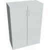 Policová skriňa Strong, 80x115,2x40 cm, sivá/sivá