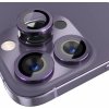 NORTHJO sklá s kovovým rámčekom na ochranu šošoviek zadného fotoaparátu pre iPhone 14 Pro / 14 Pro Max - fialová - možnosť vrátiť tovar ZADARMO do 30tich dní