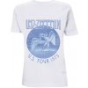 Led Zeppelin tričko Tour '75 Blue Wash Biela M