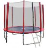 GoodJump Goodjump červená trampolína 305 cm 4UPVC s ochrannou sieťou + rebrík + krycia plachta
