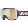 Lyžiarske okuliare UVEX Downhill 2100 CV black matt/mirror cooper green