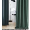 Zatemňujúci záves na riasiacu pásku tmavozelenej farby 140 x 250 cm