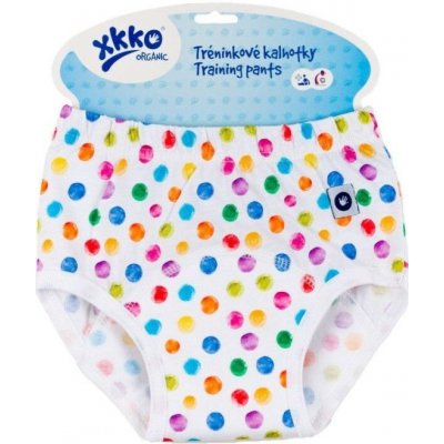 XKKO Tréningové nohavičky Organic - Watercolor Polka Dots, veľkosť L