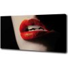 Foto obraz canvas Červená ústa 100x50 cm