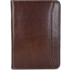 Módna kožená spisovka 7987 v hnedej farbe (VS7987H)