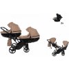 JUNAMA Basic Duo Slim + 2x Cosmo i-Size 04 dark beige 2025 2x autosedačka Babyschild