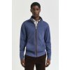 MIKINA GANT SACKER RIB FULL ZIP CARDIGAN DARK JEANSBLUE MELANGE
