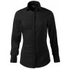 Dámska košeľa s dlhým rukávom Malfini Premium Dynamic 263 - veľkosť: M, farba: čierna