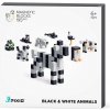 Black & White Animals Magnetická stavebnica, 1069938