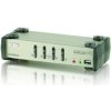 ATEN přepínač 4-port KVMP USB+PS/2, usb hub, audio, OSD, 1.2m kabely CS-1734B