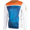 Motokrosový dres YOKO KISA modro / oranžový S (Prodyšný motokrosový dres s výborným střihem.)