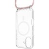 Fixed MagPure Neck s ružovou šnúrkou na krk pre Apple iPhone 16 FIXPUNM-1400-PI