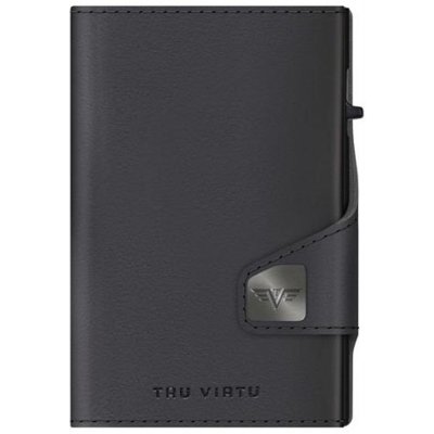 Tru Virtu Wallet Click & Slide leather Nappa Black