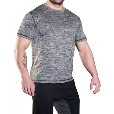 MadMax tričko s krátkym rukávom MSW308 sivé