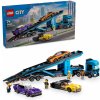 LEGO® City 60408 Kamión na prepravu áut so športiakmi