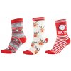 VFstyle Dámske vianočné ponožky CHRISTMAS 2+1 zadarmo Veľkosť: 37 - 41, Balenie: 3 ks