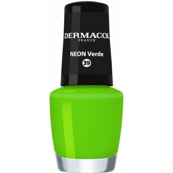 Dermacol lak na nechty Neon Glow neónový 02 Orange 5 ml