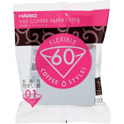 Hario VCF-01-100W (Hario V60-01 papierové filtre 100 kusov)