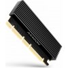 AXAGON PCEM2-XS, PCIe x16 - M.2 NVMe M-key slot adaptér, kryt s chladičom pre pasívne chladenie/ PN: