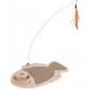 TIAKI drevená rybka na škrabanie a hranie - D 36 x Š 26 x V 4 cm