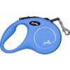 Flexi New Classic automatické vodítko pre psa, páska, S, modrá, 5 metrov
