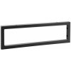 Aqualine VG4415 podperná konzola 440x150x20mm, lakovaná oceľ, čierna matná