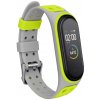 Xiaomi Mi Band 3/4 náhradný náramok s kovovým zapínaním - Jemný Silikón Farba: Šedo zelená MBSCZ-JS5SZ