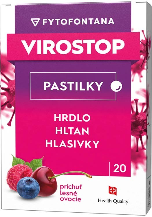 Fytofontana Virostop pastilky lesné ovocie 20 ks